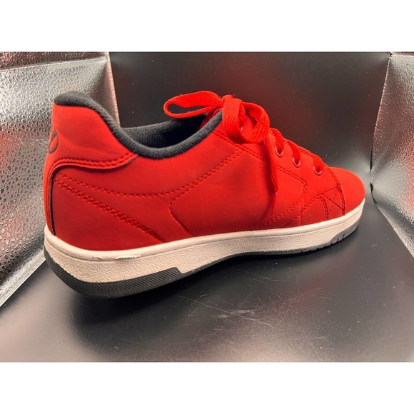 ✅️Mens HEELYS Size 8 WHEELED SKATE SHOES Red/Black/White HES10434❤️ - Picture 3 of 12